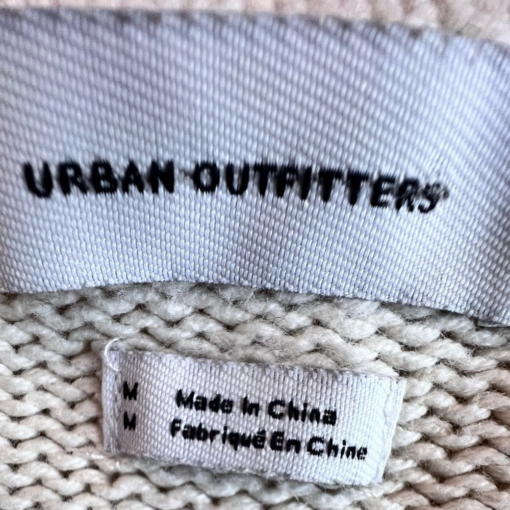Urban Outfitters Cream and Burgundy Lettermen’s Button down Cardigan - Picture 7 of 15